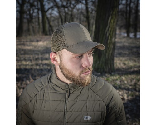 M-TAC БЕЙСБОЛКА С СЕТКОЙ FLEX РИП-СТОП DARK OLIVE