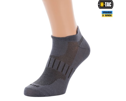 M-TAC НОСКИ СПОРТИВНЫЕ ЛЕГКИЕ DARK GREY
