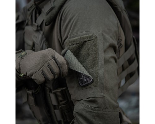 M-TAC НАШИВКА DEUS VULT ACE (ЖАККАРД) СЕРАЯ