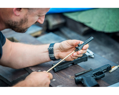 Набор для чистки пистолета Pistol Cleaning Kit for .38 / 9mm - Copper - Black