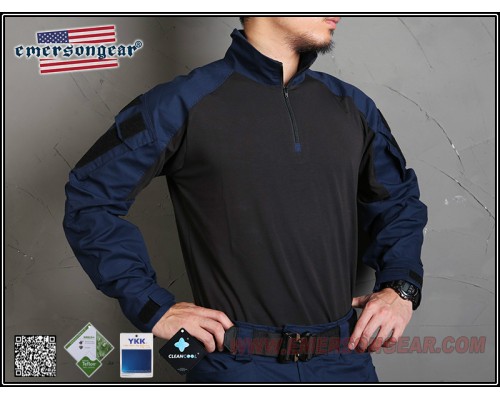 Тактическая рубашка EmersonGear blue label Upgraded version G3 Navy Blue