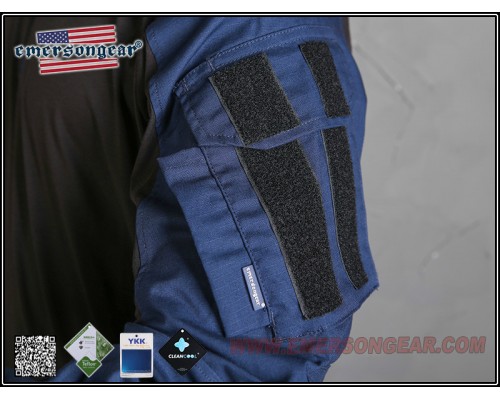 Тактическая рубашка EmersonGear blue label Upgraded version G3 Navy Blue