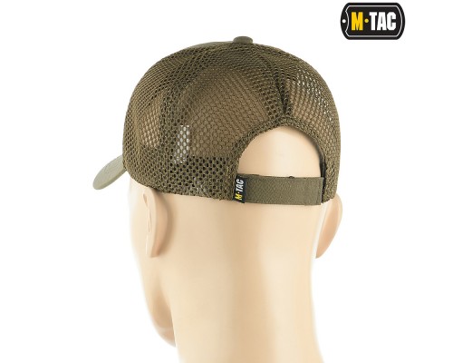 M-TAC БЕЙСБОЛКА С СЕТКОЙ FLEX РИП-СТОП DARK OLIVE