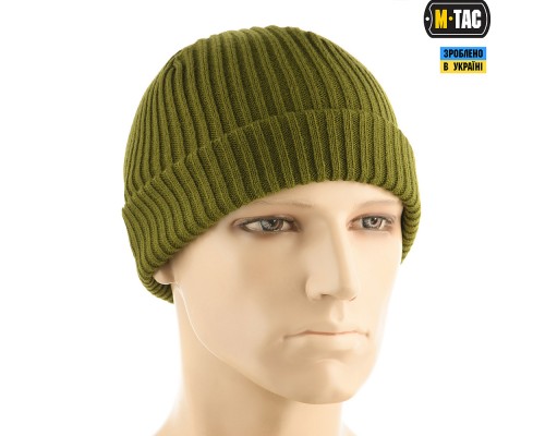 M-TAC ШАПКА ВЯЗАНАЯ 100% АКРИЛ OLIVE