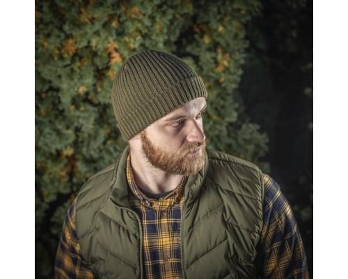 M-TAC ШАПКА ВЯЗАНАЯ 100% АКРИЛ OLIVE