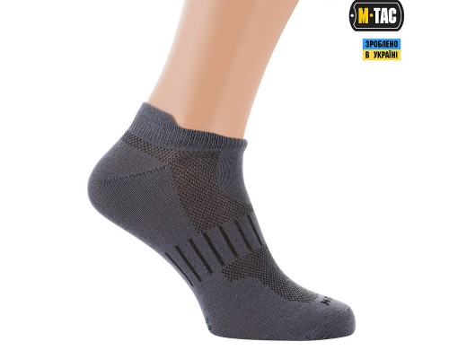 M-TAC НОСКИ СПОРТИВНЫЕ ЛЕГКИЕ DARK GREY