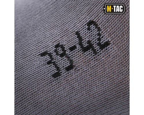M-TAC НОСКИ СПОРТИВНЫЕ ЛЕГКИЕ DARK GREY