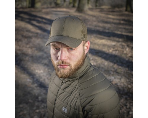 M-TAC БЕЙСБОЛКА С СЕТКОЙ FLEX РИП-СТОП DARK OLIVE