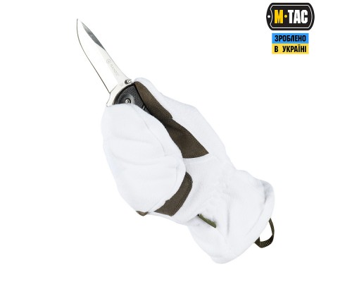 M-TAC ПЕРЧАТКИ БЕСПАЛЫЕ С КЛАПАНОМ WINTER 270 WHITE