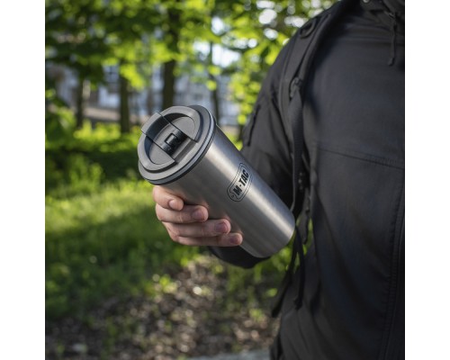 M-TAC ТЕРМОКРУЖКА С КЛАПАНОМ 450 МЛ НЕРЖ.