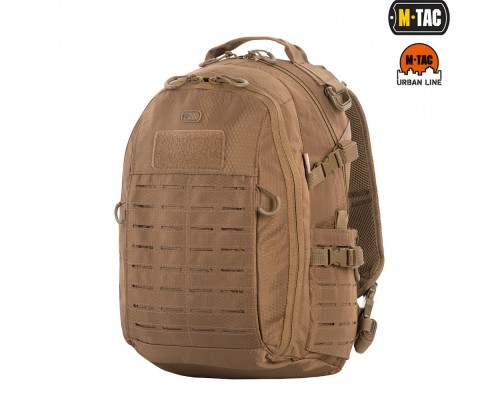M-TAC РЮКЗАК URBAN LINE CHARGER HEXAGON PACK COYOTE BROWN