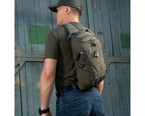M-TAC РЮКЗАК ОДНОЛЯМОЧНЫЙ ARMADILLO RANGER GREEN