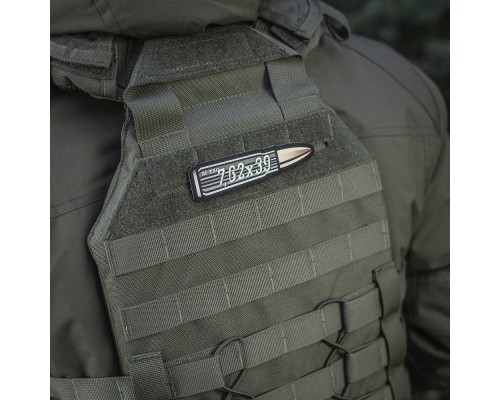 M-TAC НАШИВКА 7,62X39 AMMO BLACK/GID