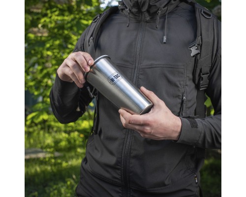M-TAC ТЕРМОКРУЖКА С КЛАПАНОМ 450 МЛ НЕРЖ.