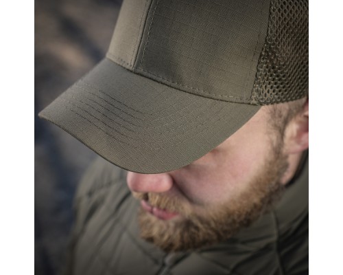 M-TAC БЕЙСБОЛКА С СЕТКОЙ FLEX РИП-СТОП DARK OLIVE
