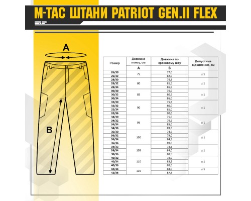 M-TAC БРЮКИ PATRIOT GEN.II FLEX DARK NAVY BLUE