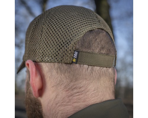 M-TAC БЕЙСБОЛКА С СЕТКОЙ FLEX РИП-СТОП DARK OLIVE
