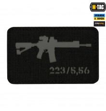 M-TAC НАШИВКА AR-15 2235,56 LASER CUT BLACKGREY