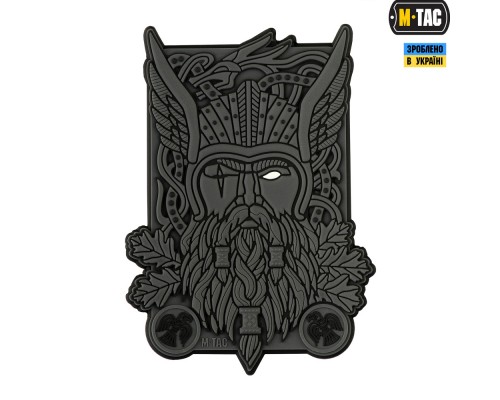 M-TAC НАШИВКА ODIN 3D PVC DARK GREY