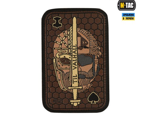 M-TAC НАШИВКА TIL VALHALL ACE (ЖАККАРД) КОЙОТ
