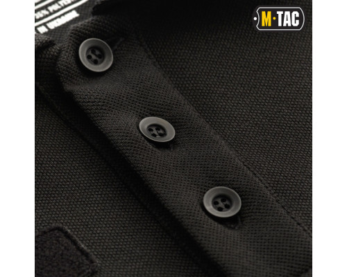 M-TAC ПОЛО ТАКТИЧЕСКОЕ ДЛИННЫЙ РУКАВ 65/35 BLACK
