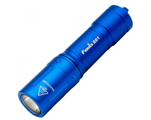 Фонарь Fenix E01 V2.0, синий
