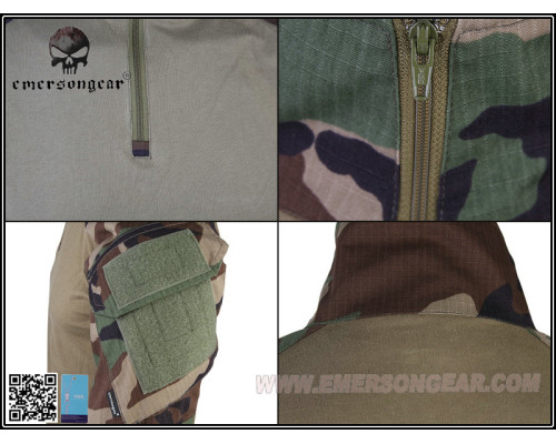 Комплект униформы EmersonGear Gen2 Woodland