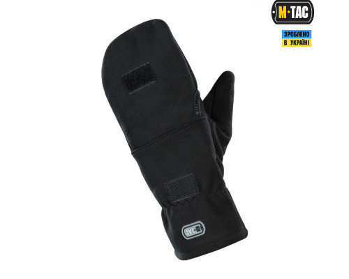 M-TAC ПЕРЧАТКИ БЕСПАЛЫЕ С КЛАПАНОМ WINDBLOCK 295 BLACK