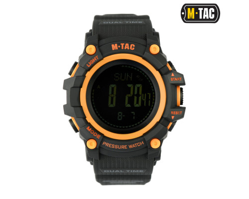 M-TAC ЧАСЫ ТАКТИЧЕСКИЕ ADVENTURE BLACK/ORANGE