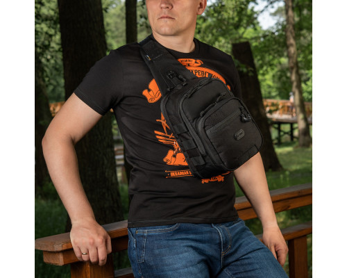 M-TAC СУМКА CROSS BAG ELITE HEX BLACK