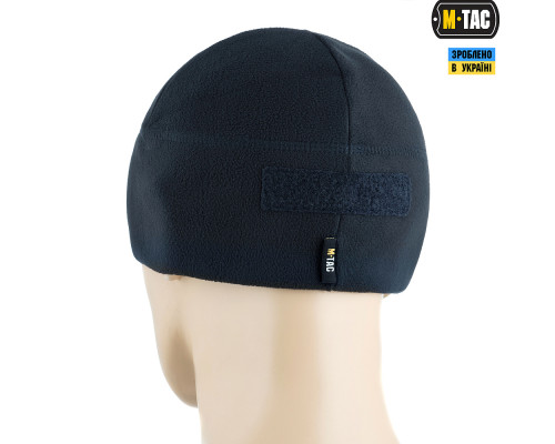 M-TAC ШАПКА WATCH CAP ELITE ФЛИС (270Г/М2) С ЛИПУЧКОЙ DARK NAVY BLUE