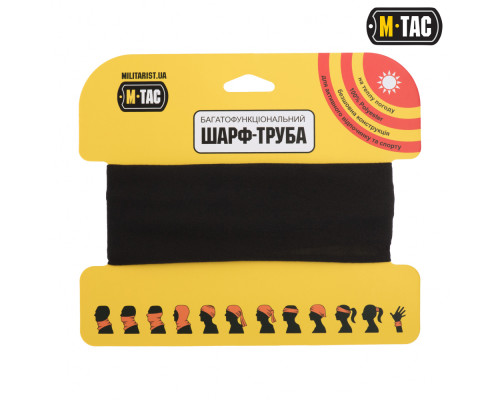 M-TAC ШАРФ-ТРУБА ОБЛЕГЧЕННЫЙ BLACK