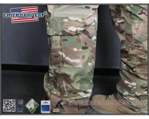 Тактические штаны EmersonGear blue label CP Field Pants Multicam