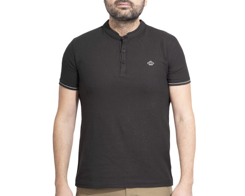 Футболка LEVANTES HENLEY SHIRT STRIPES Black