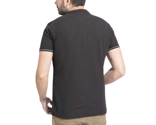 Футболка LEVANTES HENLEY SHIRT STRIPES Black