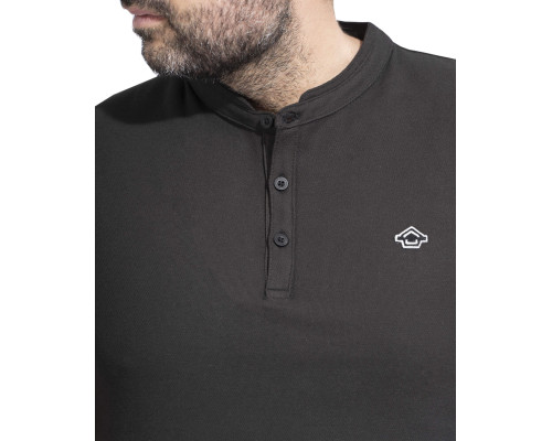 Футболка LEVANTES HENLEY SHIRT STRIPES Black