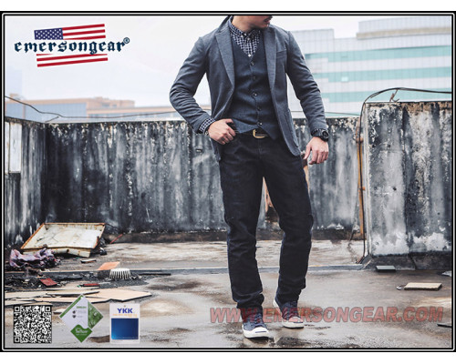 Тактические джинсы Emersongear Bluelabel Tactical Denim Black