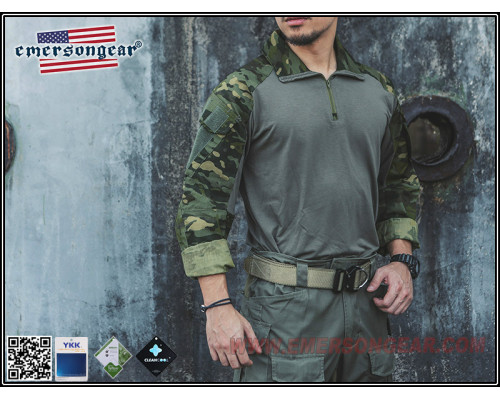 Тактическая рубашка EmersonGear blue label Upgraded version G3 Multicam Tropic