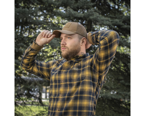 M-TAC БЕЙСБОЛКА С ЛИПУЧКОЙ И СЕТКОЙ FLEX РИП-СТОП COYOTE BROWN