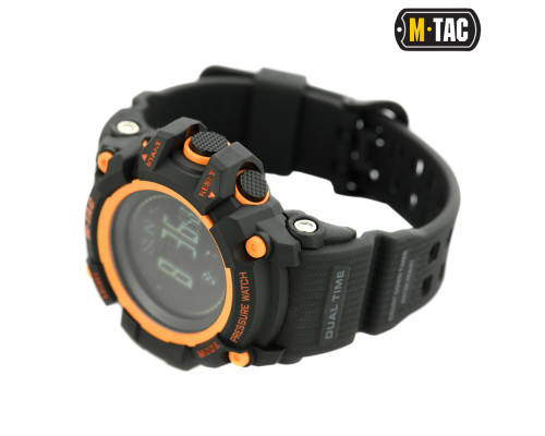 M-TAC ЧАСЫ ТАКТИЧЕСКИЕ ADVENTURE BLACK/ORANGE