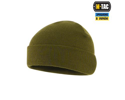 M-TAC ШАПКА ТОНКАЯ ВЯЗКА 100% АКРИЛ OLIVE