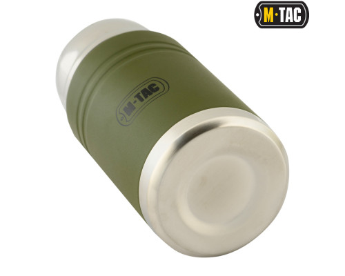 M-TAC ТЕРМОС 750 МЛ СО СКЛАДНОЙ ЛОЖКОЙ ОЛИВА|НЕРЖ.