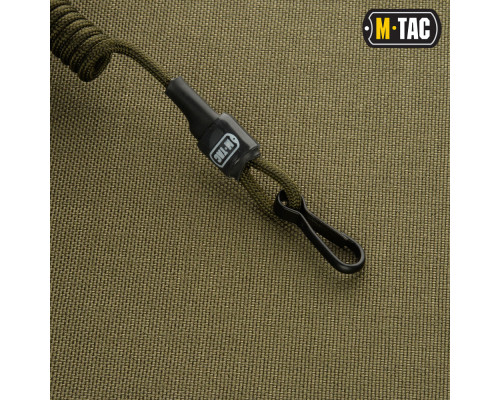M-TAC ШНУР СТРАХОВОЧНЫЙ LITE ПОД КАРАБИН С D-КОЛЬЦОМ ОЛИВА