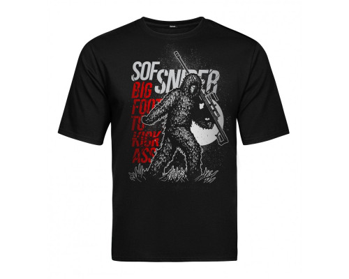 Футболка V-TAC - Bigfoot Black
