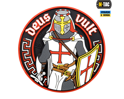 M-TAC НАШИВКА DEUS VULT 3D ПВХ