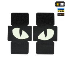 M-TAC НАШИВКА TIGER EYES LASER CUT (ПАРА) BLACK