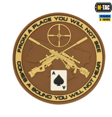 M-TAC НАШИВКА UKRAINIAN SNIPERS ПВХ КОЙОТ