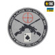 M-TAC НАШИВКА UKRAINIAN SNIPERS ПВХ СЕРАЯ