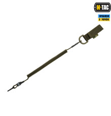 M-TAC ШНУР СТРАХОВОЧНЫЙ LITE ПОД КАРАБИН С D-КОЛЬЦОМ ОЛИВА