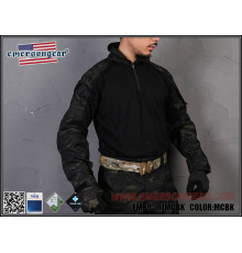 Тактическая рубашка EmersonGear blue label Upgraded version G3 Multicam Black